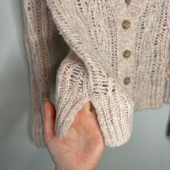 ATM Open Cable-Knit Cardgian - Picture 8 of 11